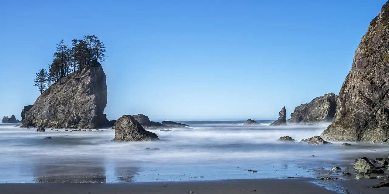 Pacific Coast Incoming Tide